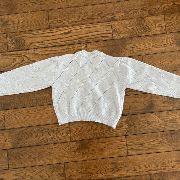 YESSTYLE BABY BLUE flower cardigan!! SUPER SOFT spring/summer must have - Picture 4 of 4